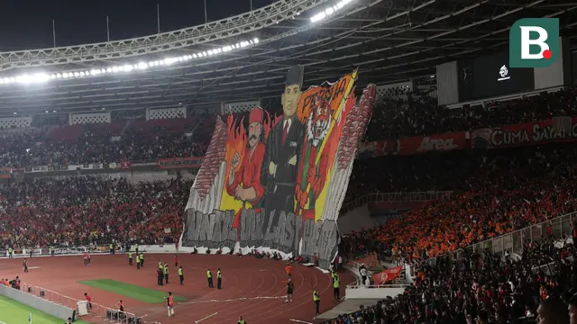 Tifo Persija Vs PSIM di BRI Super League 2025/2026