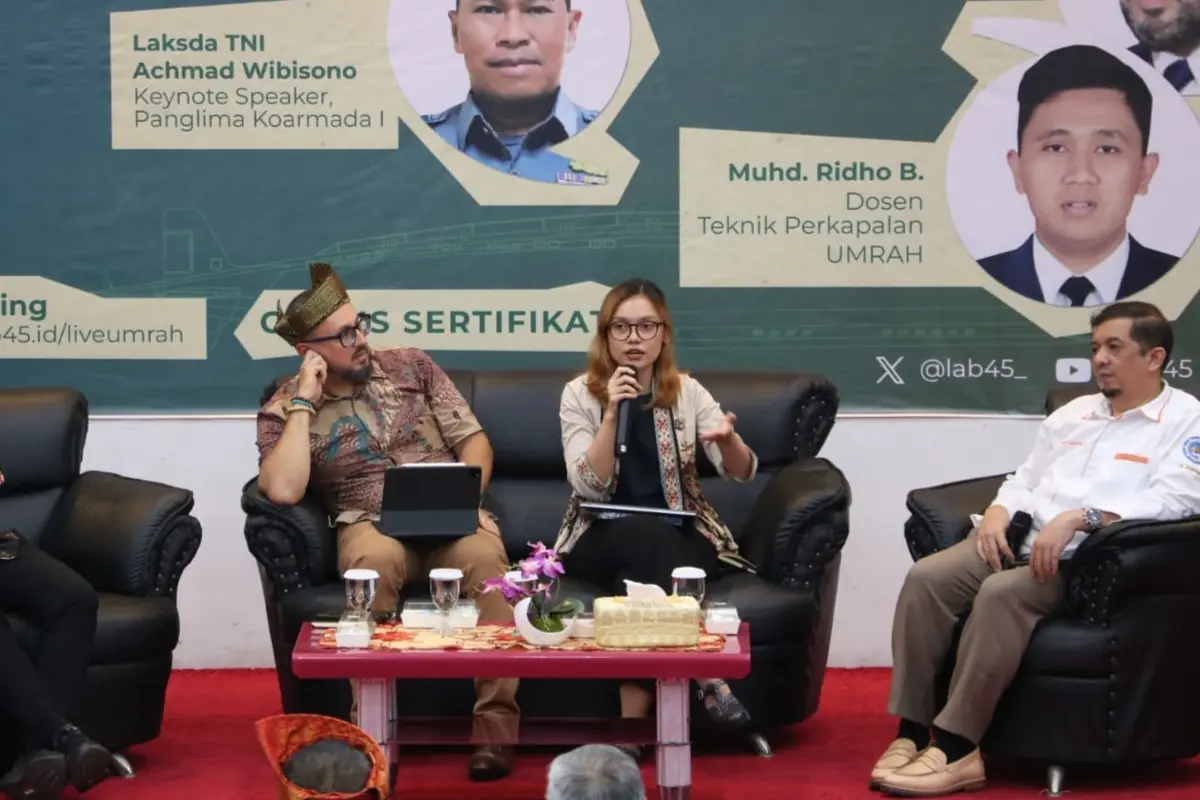 Analis utama politik keamanan Laboratorium Indonesia 2045 (LAB 45), Reine Prihandoko