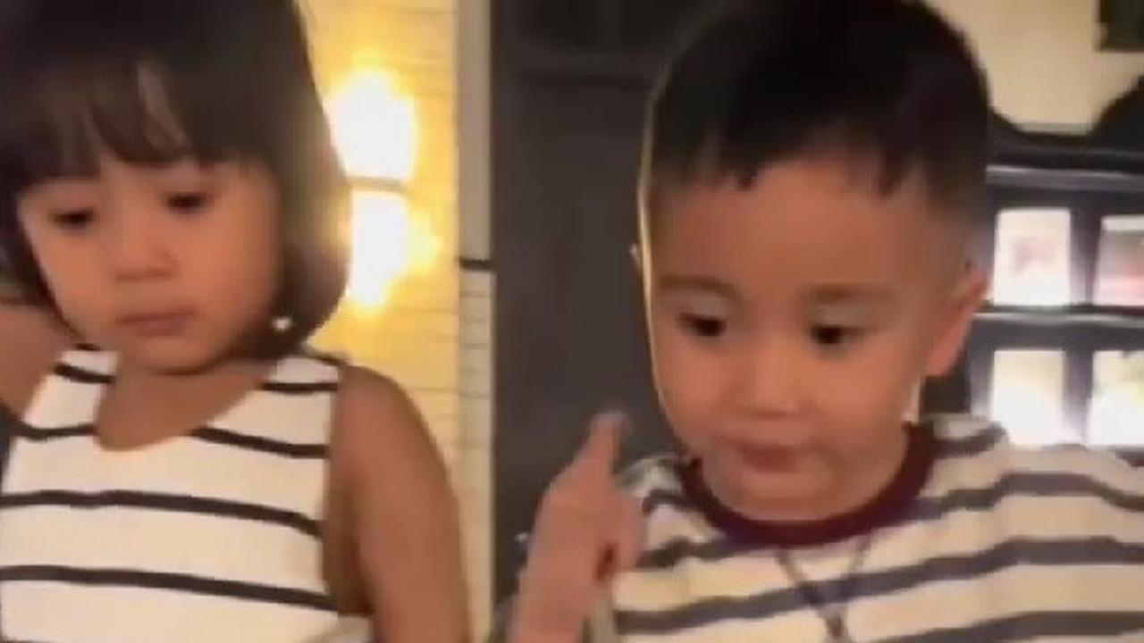 Momen Menggemaskan Rayyanza dan Nuna Anak Caca Tengker Joget Velocity, Ikuti Tren Bak Remaja