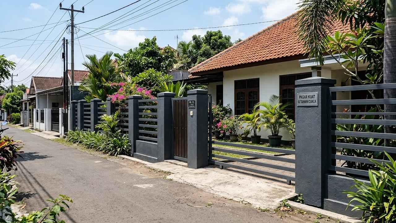 Tips Memilih Cat Pagar Luar Rumah yang Tahan Cuaca Panas dan Debu/AI Generated