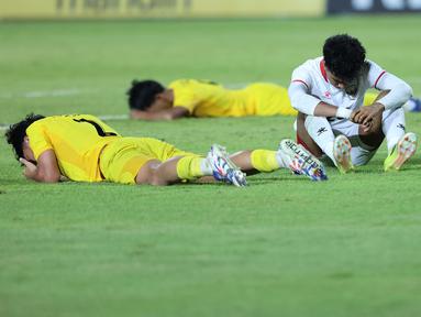 Timnas Indonesia U-17 menelan kekalahan dalam matchday kedua Grup A Piala AFF U-17 2026, Kamis (16/04/2026) malam WIB. (Bola.com/M Iqbal Ichsan)