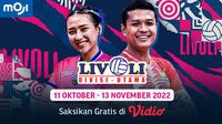 Jadwal Livoli 2022 Divisi Utama Seri Pertama Banyuwangi Live Vidio, 11 sampai 13 Oktober 2022 Live Vidio