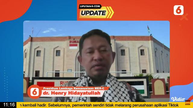Dr. Henry Hidayatullah, dari Presidium Lembaga Kemanusiaan MER-C