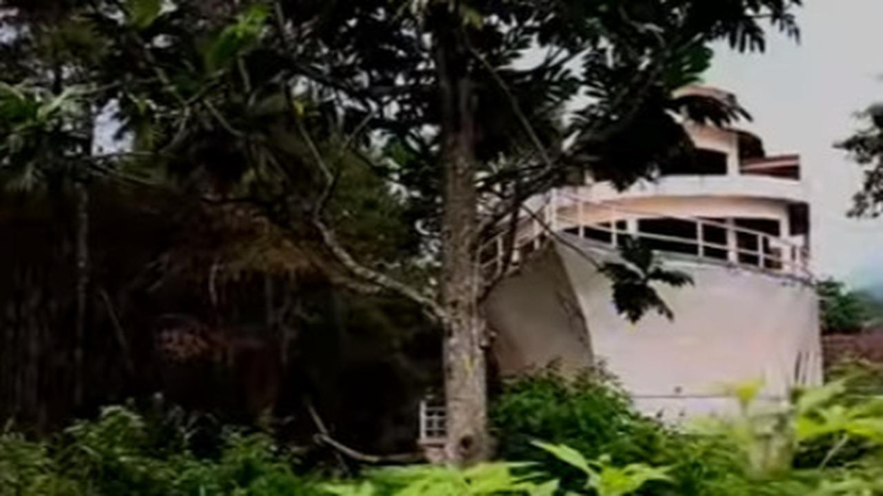 Bikin Melongo, Potret Kapal Mewah Terdampar di Tengah Hutan,