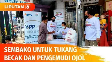 YPP dan Mitra Bukalapak kembali menyalurkan bantuan dari pemirsa SCTV dan Indosiar kepada warga terdampak Covid-19. Kali ini sasarannya adalah tukang becak, pengemudi ojek maupun sopir angkot di Kuningan, Jawa Barat.