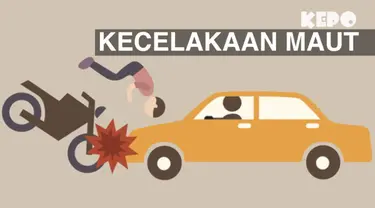 Kecelakaan bisa terjadi pada siapapun, termasuk kepada aktor Hollywood dan pria yang hampir tewas saat menunggu di pinggir jalan ini.