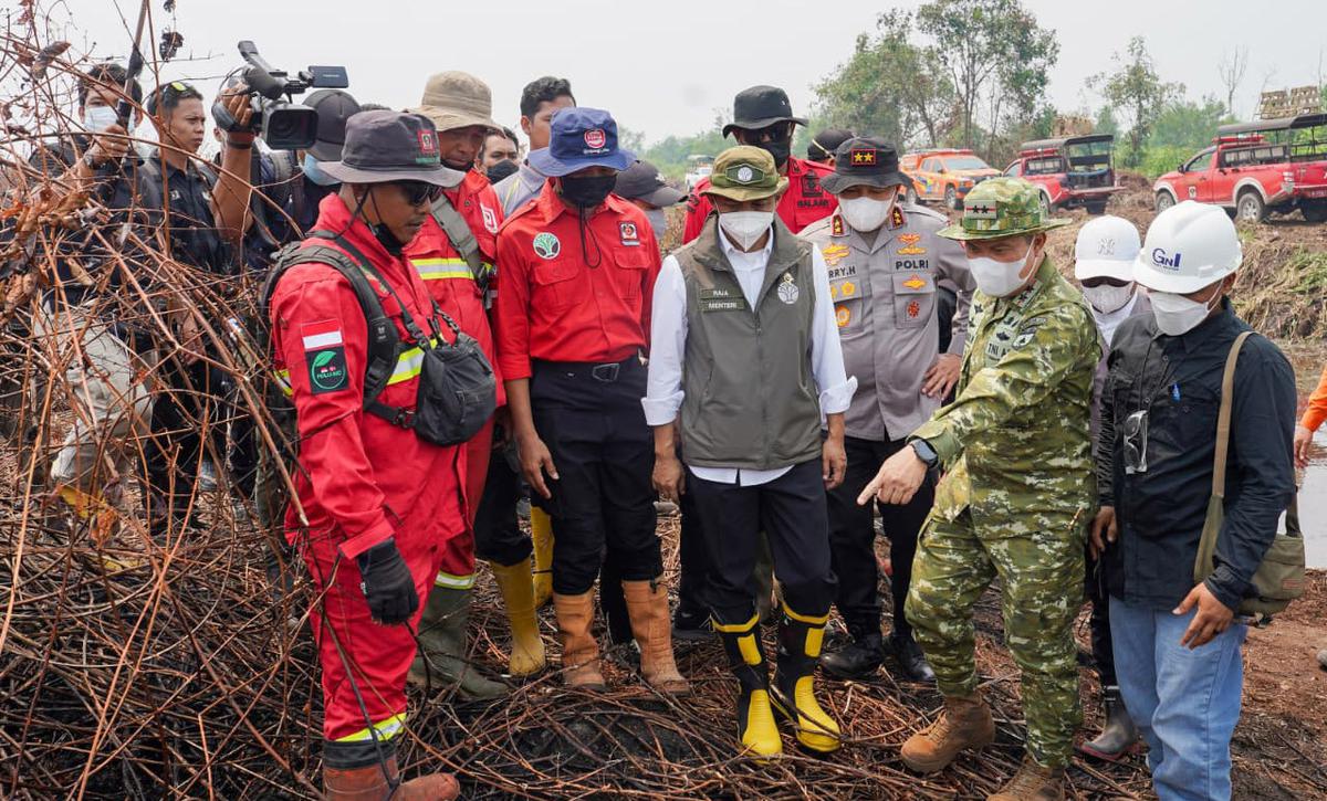 Riau Jadi Contoh Penanganan Karhutla Secara Kolaboratif