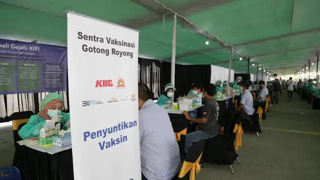 Sentra vaksinasi gotong royong (Dok: PT HM Sampoerna Tbk)