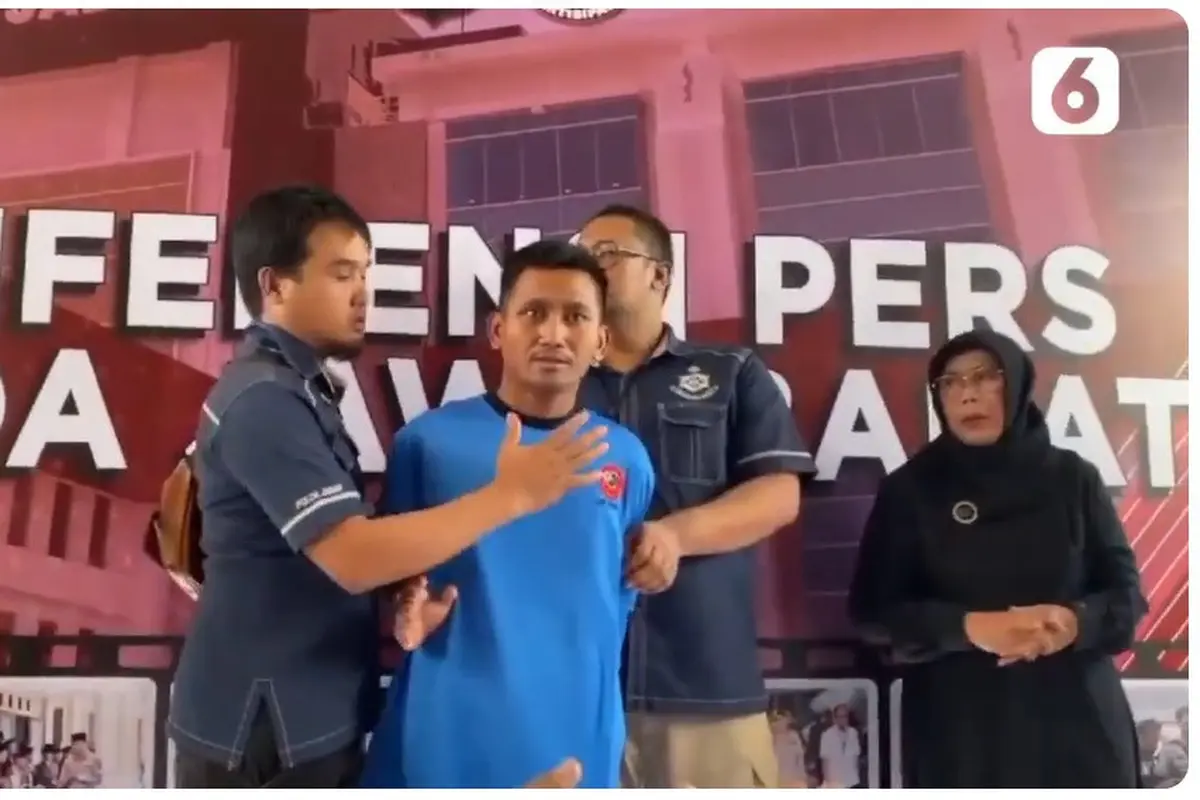 Tersangka kasus dugaan pembunuhan Vina Cirebon dan kekasihnya Eky, Pegi Setiawan alias Pegi alias Perong alias Robi Irawan.