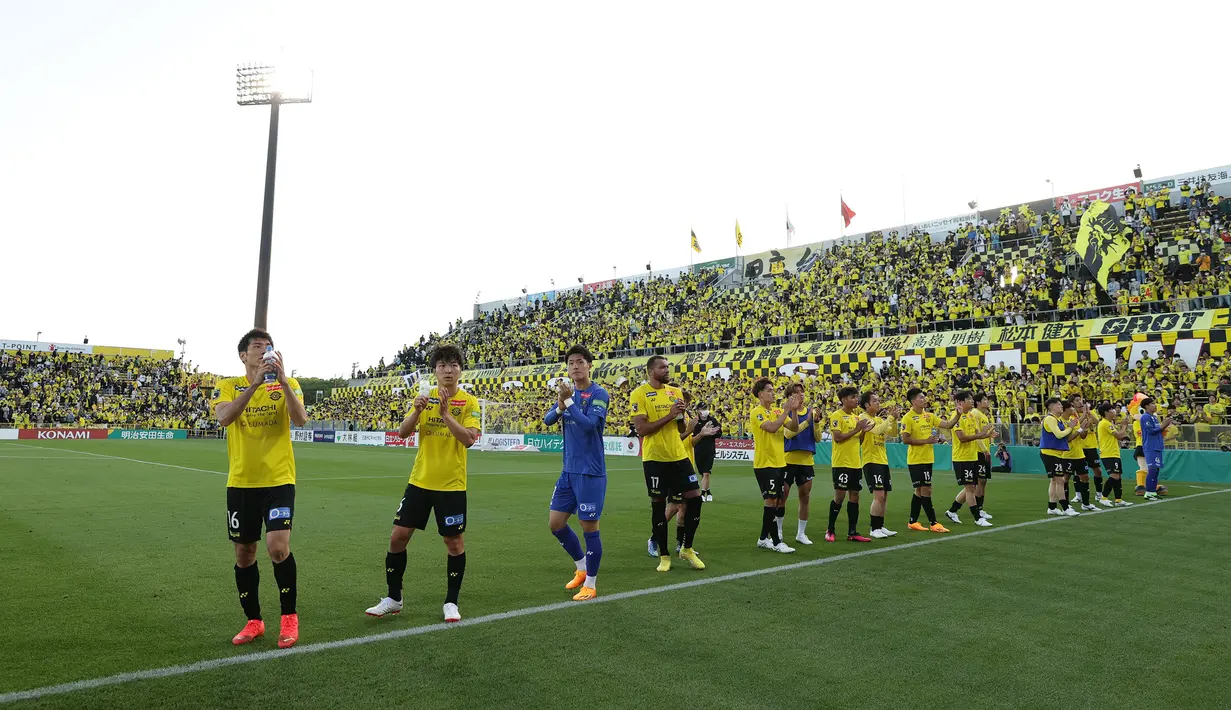 Kashiwa Reysol juga tengah kesulitan mencari konsistensi di J League. Mereka kini harus menempati posisi ke-15 dengan raihan 12 poin. Pada lima laga terakhir, Kashiwa Reysol hanya meraih satu kali kemenangan, sekali kekalahan, dan tiga kali imbang. (Dok. J League)