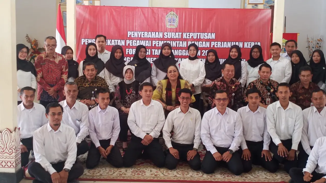 Penyerahan SK P3K Gunungkidul
