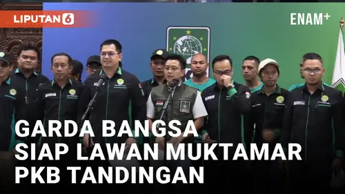 VIDEO: Garda Bangsa Ancam Bubarkan Paksa Muktamar PKB Tandingan di Jakarta