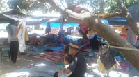 Pengungsi gempa Lombok (Liputan6.com/Sunariyah)