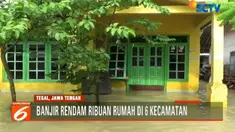Banjir paling parah terjadi di Kecamatan Surodadi, tepatnya di Desa Sidaharja. Ketinggian air mencapai satu hingga 2 meter.