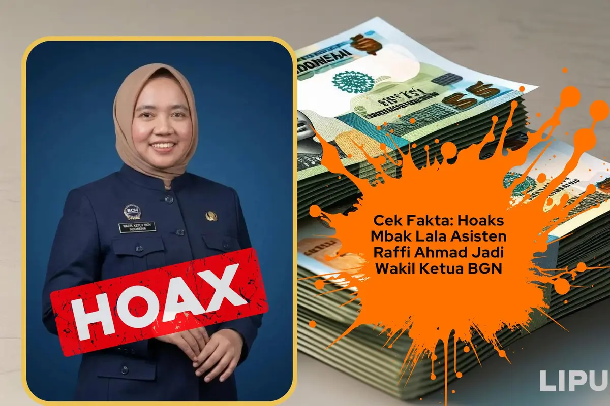 Cek fakta Mbak Lala asisten Raffi Ahmad menjadi Wakil Ketua BGN