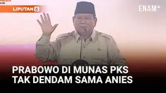Presiden Prabowo Subianto menghadiri penutupan Masyawarah Nasional VI Partai Keadilan Sejahtera (PKS), Jakarta, Senin (29/9). Kepala Negara mengungkap jika dirinya tidak dendam dengan Anies Baswedan.
