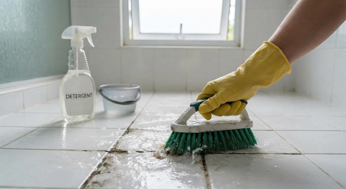 Cara Membersihkan Nat Keramik Kamar Mandi yang Menghitam agar Terlihat Seperti Baru