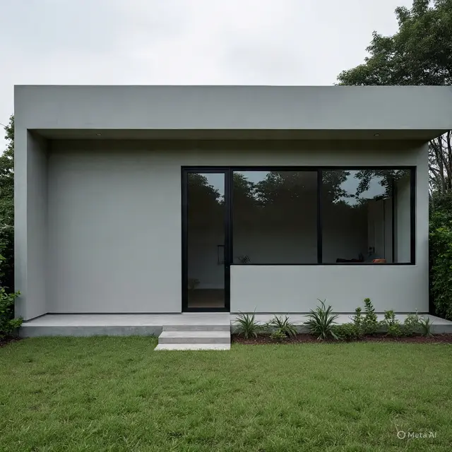 Rumah Konsep Villa Sederhana di Lahan Terbatas