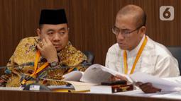 DKPP menggelar sidang pemeriksaan dugaan pelanggaran Kode Etik Penyelenggara Pemilu (KEPP) perkara nomor 19-PKE-DKPP/I/2024. (Liputan6.com/Herman Zakharia)