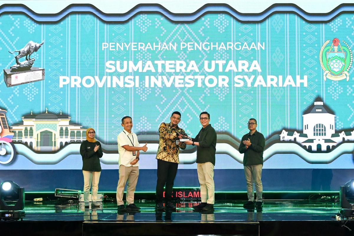 Gubernur Sumut, Bobby Nasution menghadiri Medan Sharia Investor City