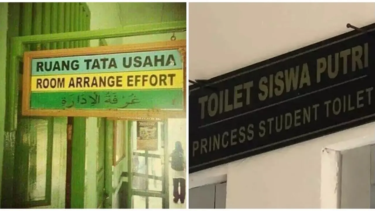 6 Nama Ruangan Pakai Bahasa Inggris Ini Kocak, Mikir Keras Sebelum Masuk