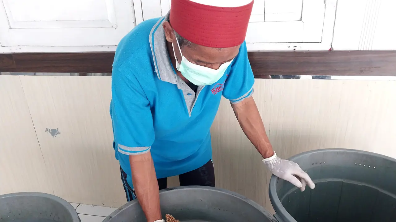 Budidaya maggot di Lapas Kelas III Suliki, Kabupaten Limapuluh Kota. (Liputan6.com/ ist)