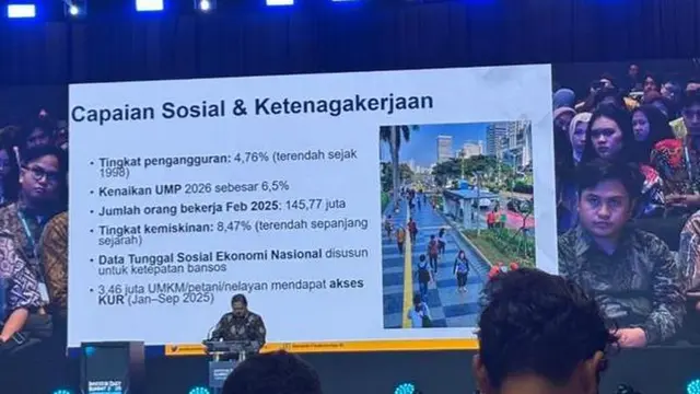 Presentasi Menteri Koordinator Bidang Perekonomian Airlangga Hartarto