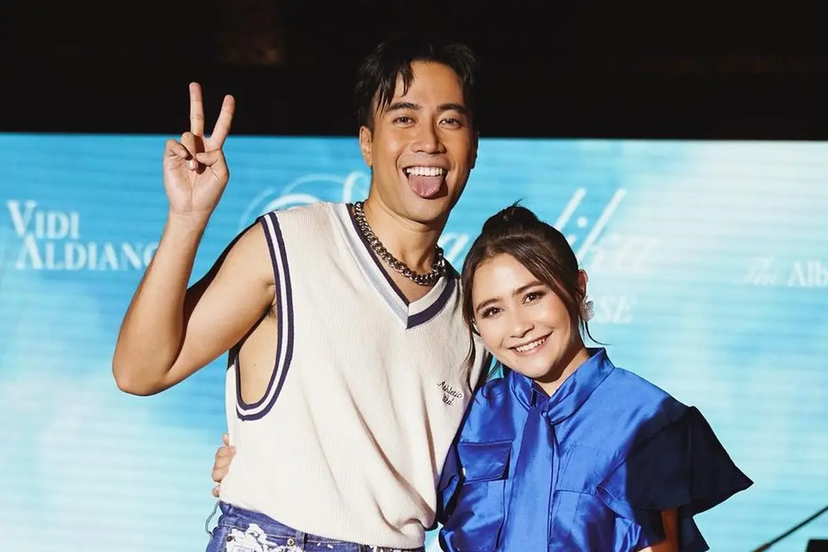 Prilly Latuconsina dan Vidi Aldiano