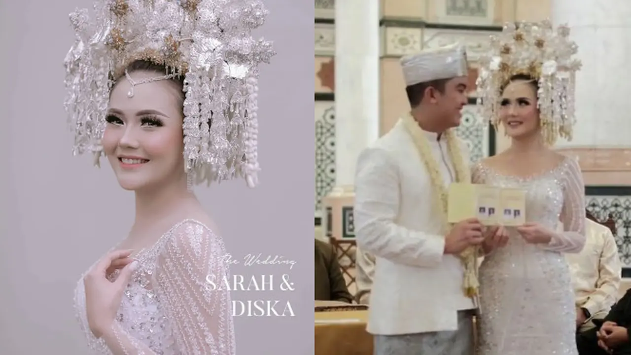 Momen Pernikahan Selebgram Sarah Gibson dan Diska Resha