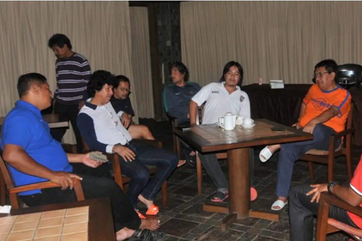 Manajer (Gede Widiade) & Tim pelatih Garuda All Stars Lesu_Zaidan Nazarul 