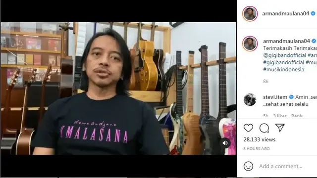 Armand Maulana jelaskan kondis Aria Baron yang sempat membutuhkan plasma darah