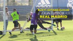 Video bukti ketangguhan dua tembok kokoh Real Madrid di lini pertahanan.