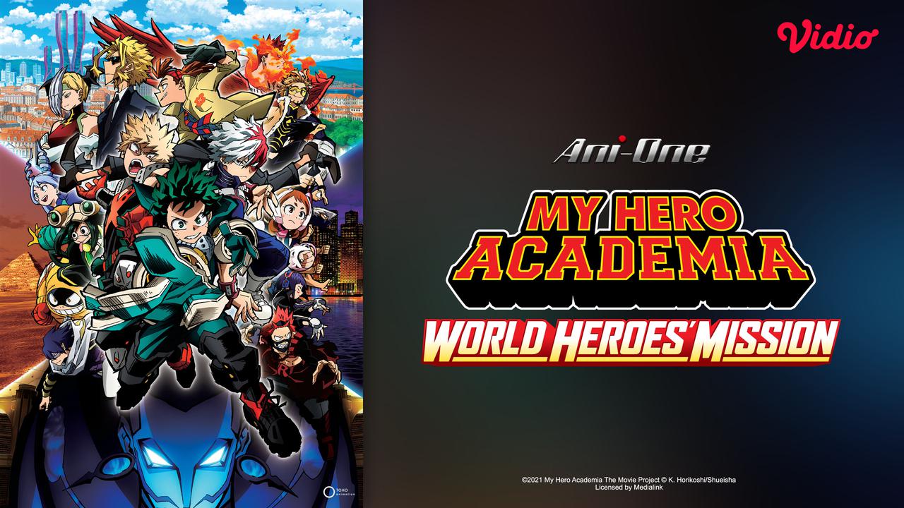 Sinergi Epik Tiga Serangkai di Film My Hero Academia: World Heroes' Mission, Tayang di Vidio