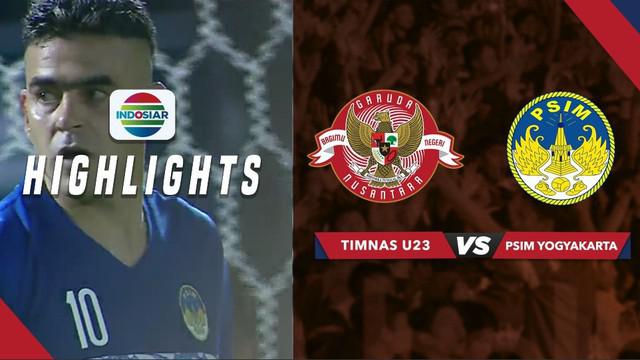 Berita video momen peluang emas striker PSIM Yogyakarta, Cristian Gonzales, untuk membobol gawang Timnas Indonesia U-23 dalam laga uji coba yang digelar di Stadion Sultan Agung, Bantul, Minggu (2/6/2019).