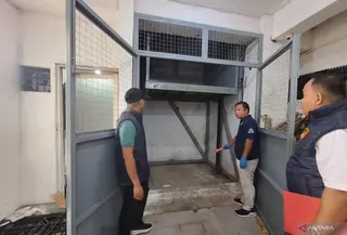 Lokasi Penyekapan Karyawan Padel  (Antara)