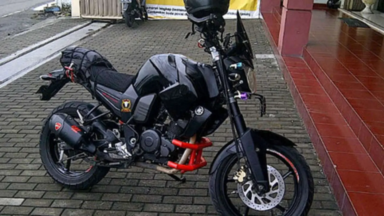 Modifikasi Yamaha Byson (foto: Yonny Purwandana)