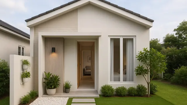 7 Model Rumah 5x8 dengan 2 Kamar dan Taman Mini, Nyaman untuk Keluarga Muda