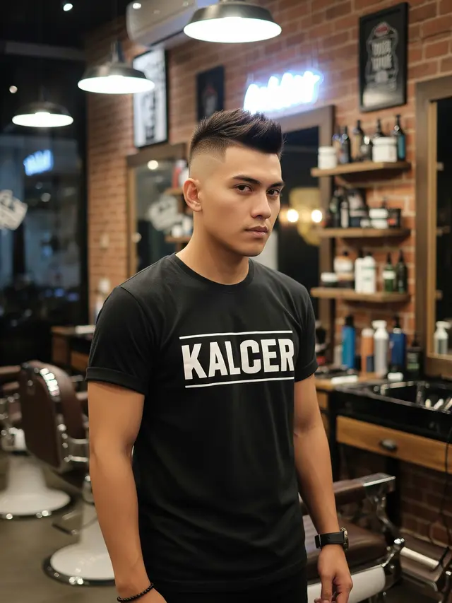 Model Rambut Pria Pendek Berdiri