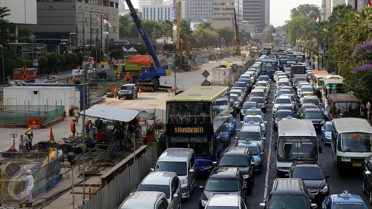 20150907-Macet di MH Thamrin-Jakarta