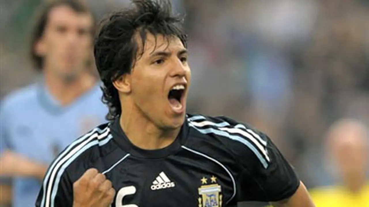 Kun Aguero (&copy; AFP 2008)