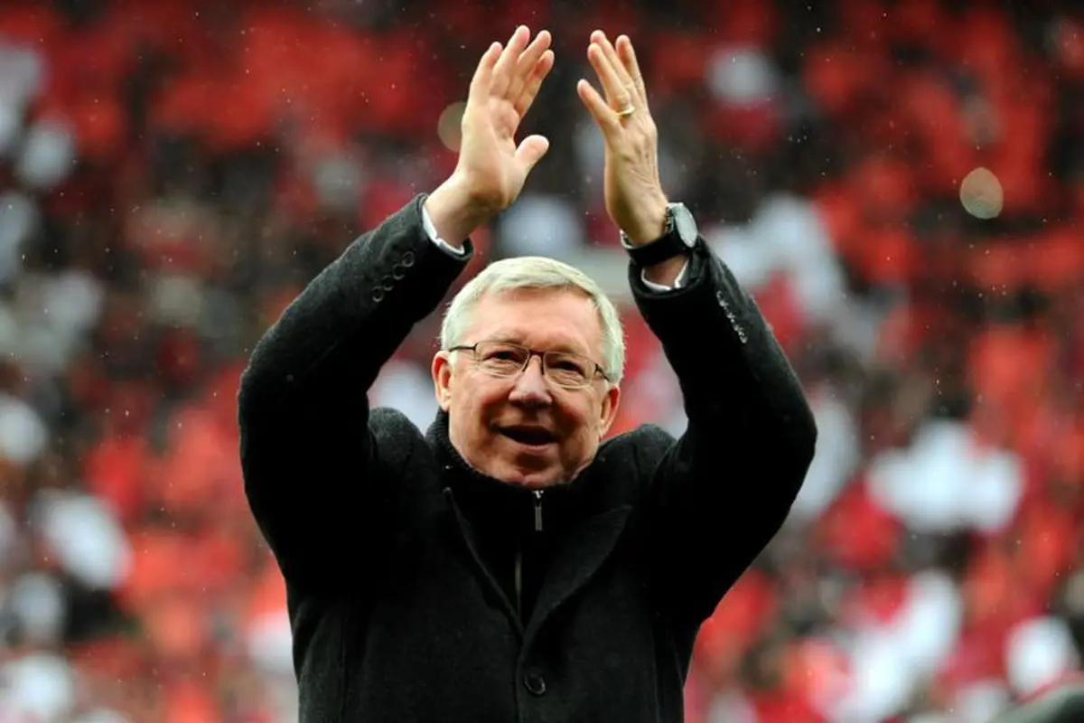 Sir Alex Ferguson (c) AFP