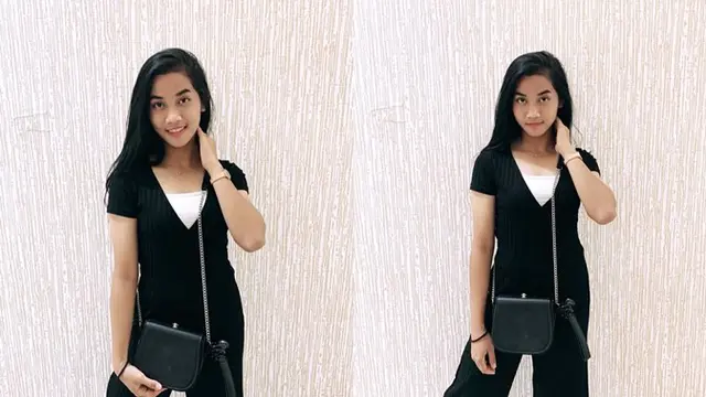Gaya Shafira Ika Putri saat di luar lapangan, cantik dan feminim.