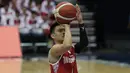 Pebasket Indonesia, Andakara Prastawa, saat melawan Thailand pada SEA Games 2019 di Mall Of Asia Arena, Manila, Filipina, Rabu (4/12). Indonesia kalah 76-98 dari Thailand. (Bola.com/M Iqbal Ichsan)