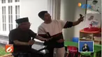 Ma’ruf Amin berolahraga bareng pesinetron Adly Fairuz. Tak banyak yang tahu, Adly ternyata adalah cucu dari Cawapres 01 tersebut.
