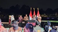 Presiden Jokowi meresmikan revitalisasi Taman Mini Indonesia Indah (TMII), Jakarta.&nbsp;(Liputan6.com/Lizsa Egeham)