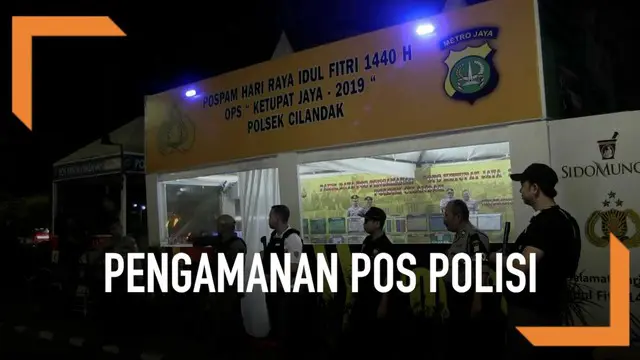Guna mengantisipasi teror seperti yang terjadi di pos polisi Kartasura, Sukoharjo, Jawa Tengah. Polisi mulai melakukan penjagaan ekstra. Pasukan bersenjata lengkap sambangi satu persatu pos pengamanan Lebaran di Jakarta Selatan.