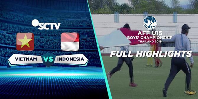 VIDEO: Highlights Timnas Indonesia Kalahkan Vietnam Lewat Adu Penalti di Piala AFF U-15 2019