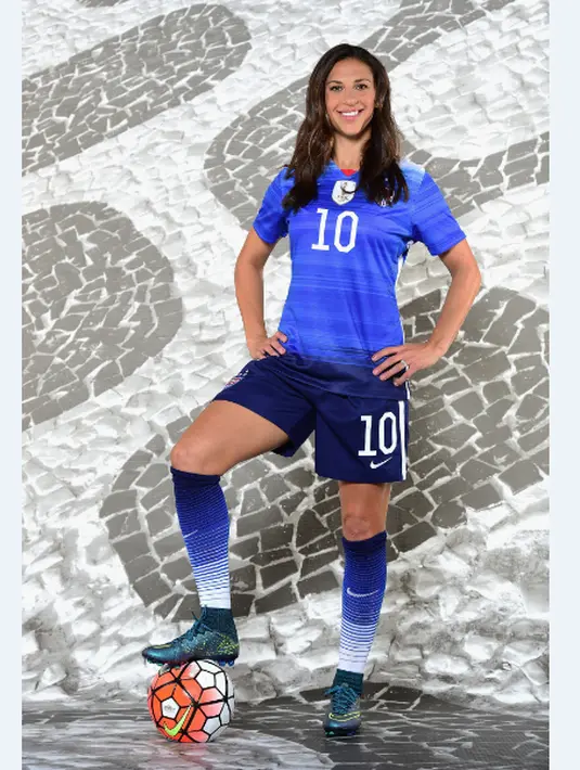 Carli Lloyd menjadi wanita pertama AS yang selalu mencetak gol dalam empat gelaran Piala Dunia Wanita terakhir. (Getty Images/AFP/Harry How)