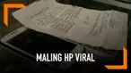 Seorang pencuri HP mengembalikan barang curian tersebut beserta dengan surat permintaan maaf pada korban di Depok.