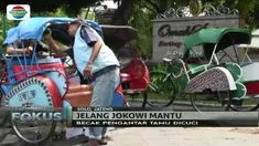Jelang pernikahan Kahiyang-Bobby, puluhan becak pengangkut tamu dicuci bersamaan di kawasan Ngarsopuro.
